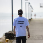 WXT - Work Hard Play Harder t-shirt i vitt